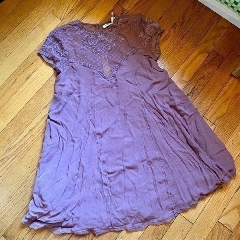 Kimchi Blue Sz S Dusty Rose Baby Doll Dress!